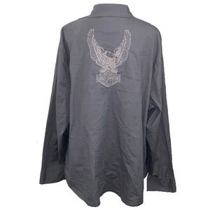 Harley Davidson Embroidered Shirt